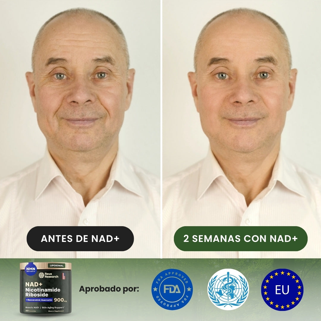 ¡Activa tu NAD+ y recupera la energía, vitalidad y claridad mental que tenías a los 30!