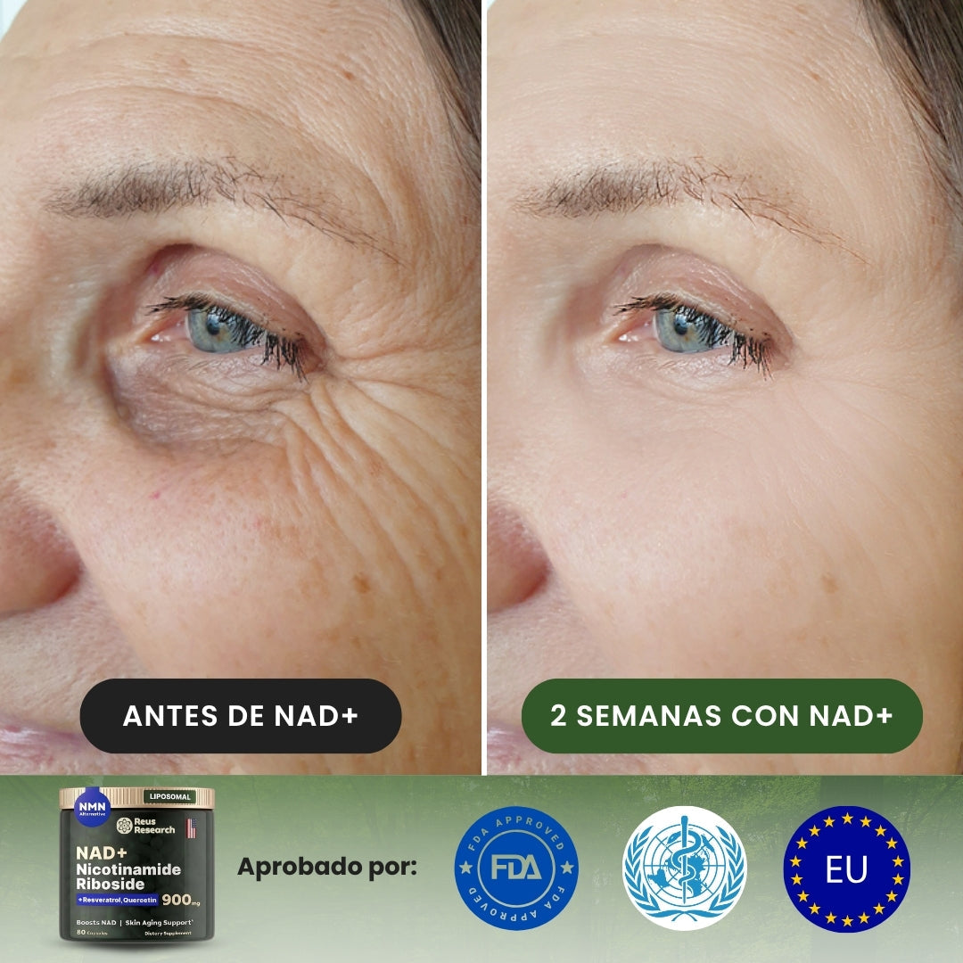 ¡Activa tu NAD+ y recupera la energía, vitalidad y claridad mental que tenías a los 30!