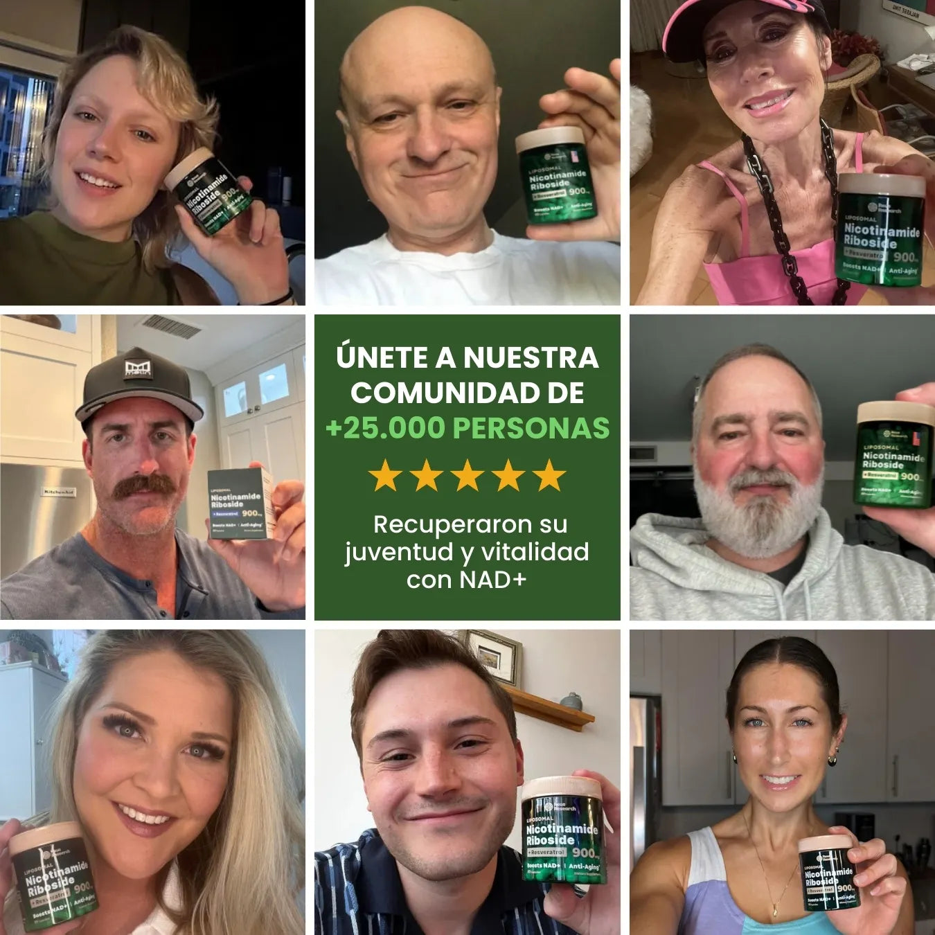 Restaura tu energía, rejuvenece tus células y potencia tu mente con NAD+, vive más y mejor