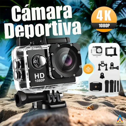 Cámara Deportiva 4K Ultra HD Sport