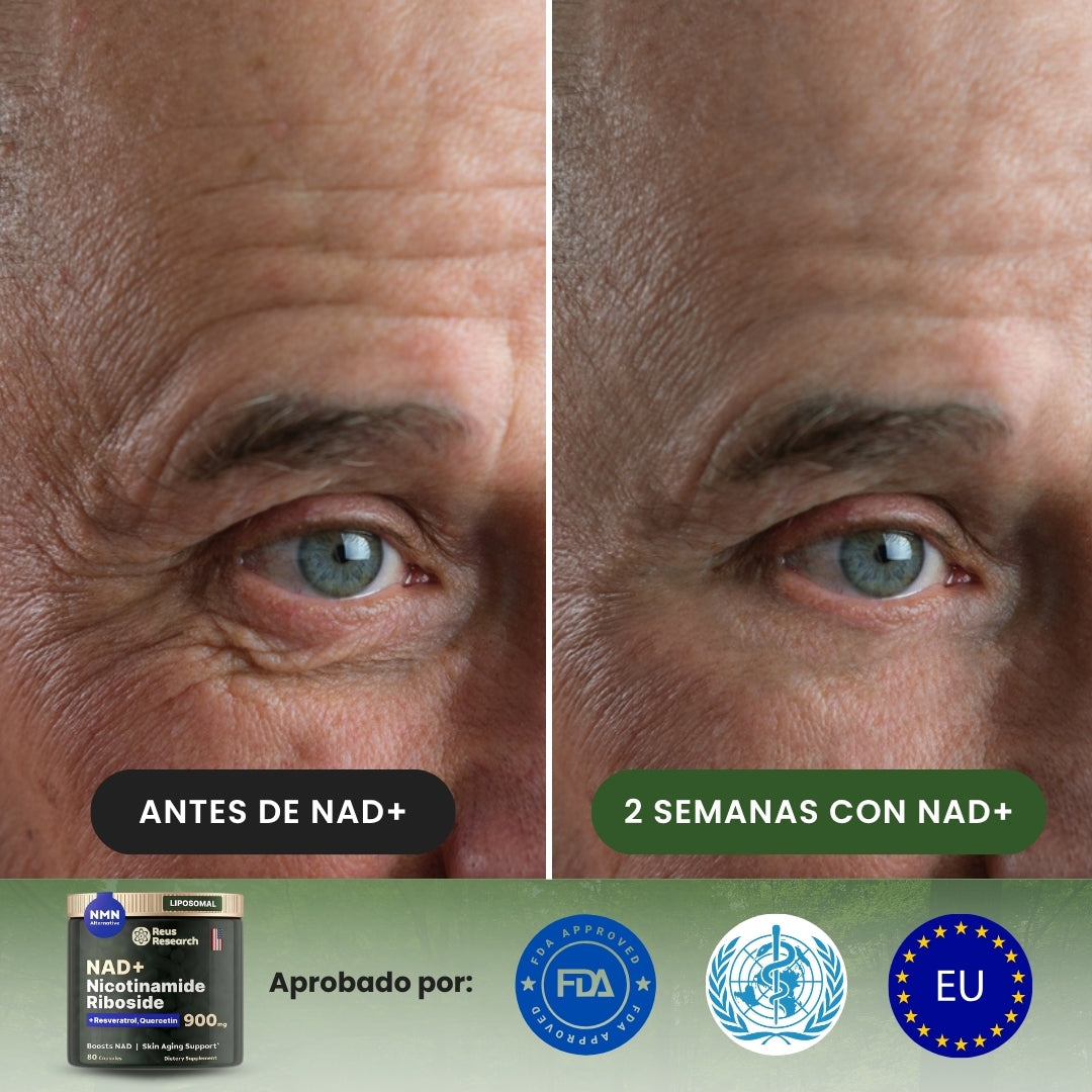 ¡Activa tu NAD+ y recupera la energía, vitalidad y claridad mental que tenías a los 30!