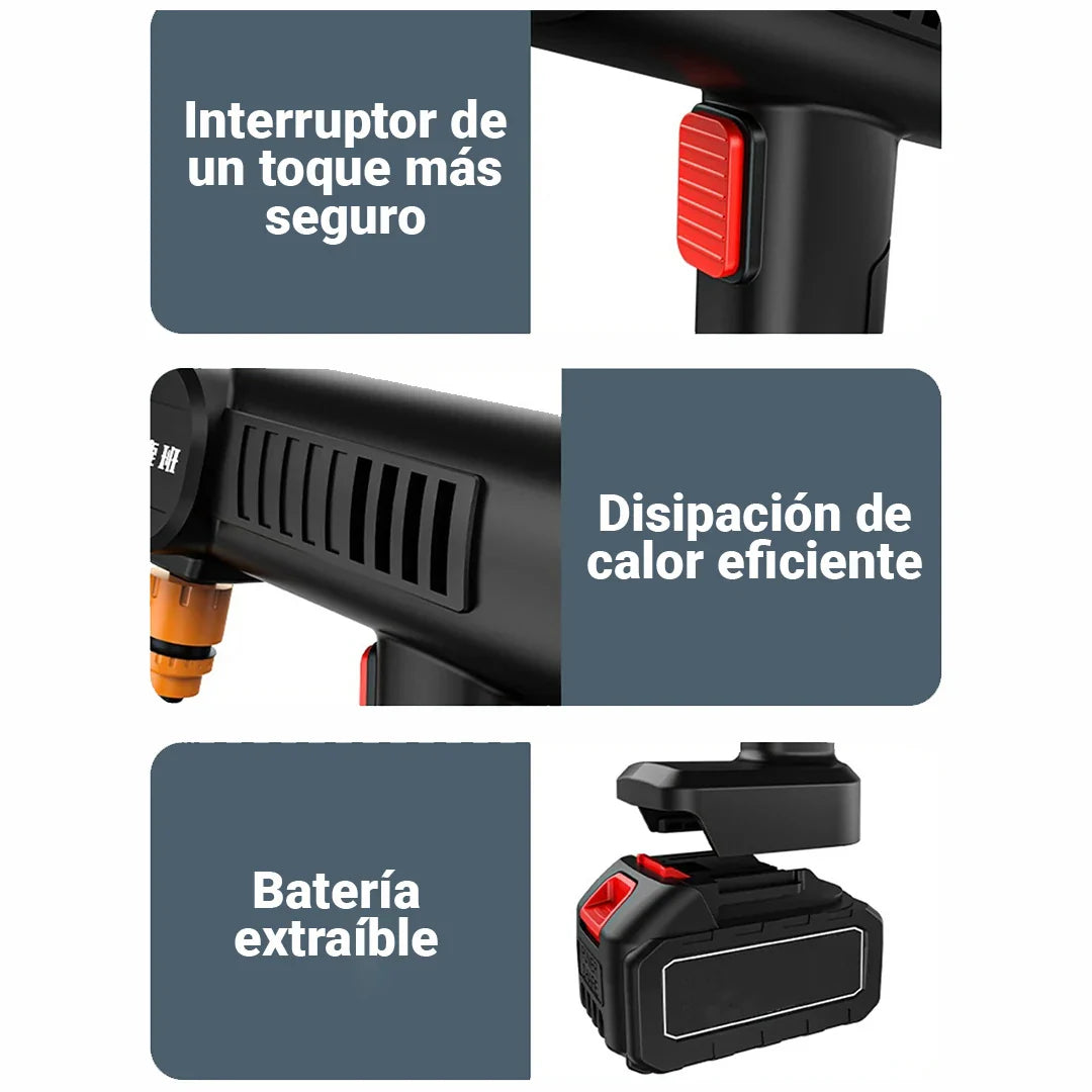 Lavadora a Presión Portátil Combo Completo + Maleta - HidroJet 01