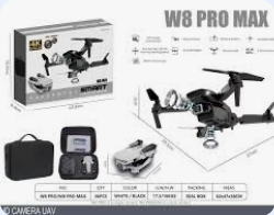 Drone W8 Pro Max – Potencia, Estabilidad y Cámara 4K Ultra HD