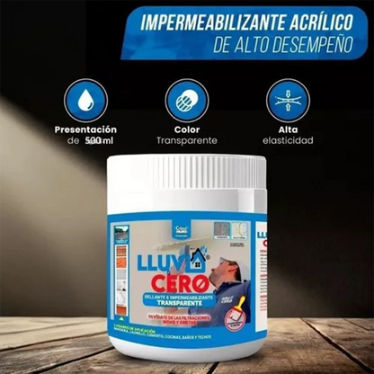 Selante Antivazamentos Invisible con 10 Años de Durabilidade - SelleTodo 550g