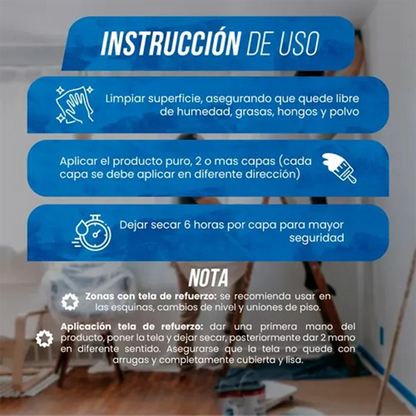 Selante Antivazamentos Invisible con 10 Años de Durabilidade - SelleTodo 550g