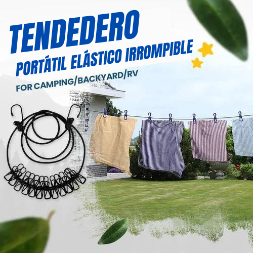 1 + 1 GRATIS  Tendedero Portátil Elástico Irrompible Clothesline™